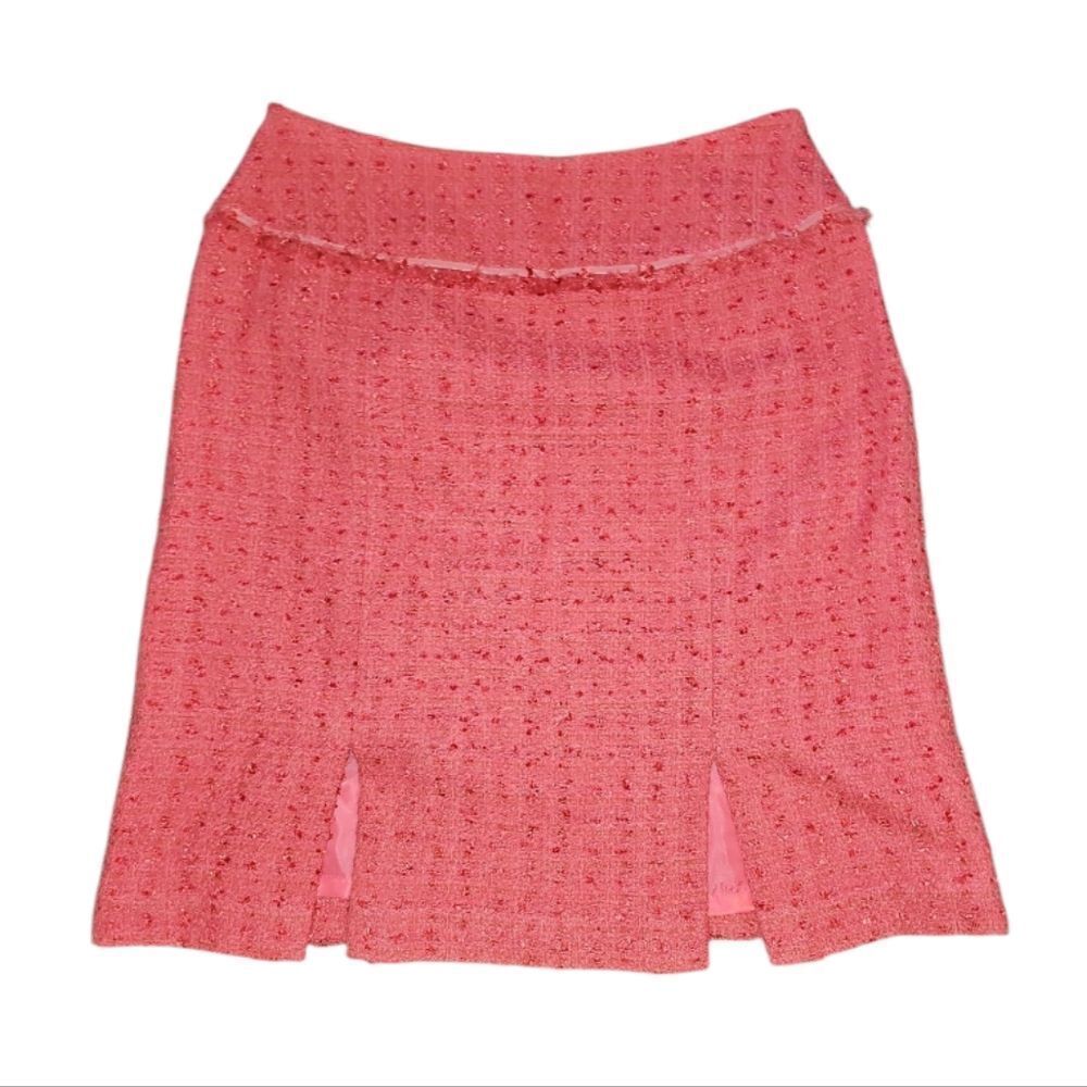 John Meyer of Norwich Vintage 1960s Pink Swiss Dot Skirt Suit‎ Size 10 - Picture 5 of 9